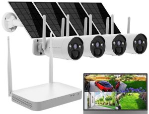 پکیج دوربین سه مگا پیکسل بیسیم خورشیدی سولار پلیس